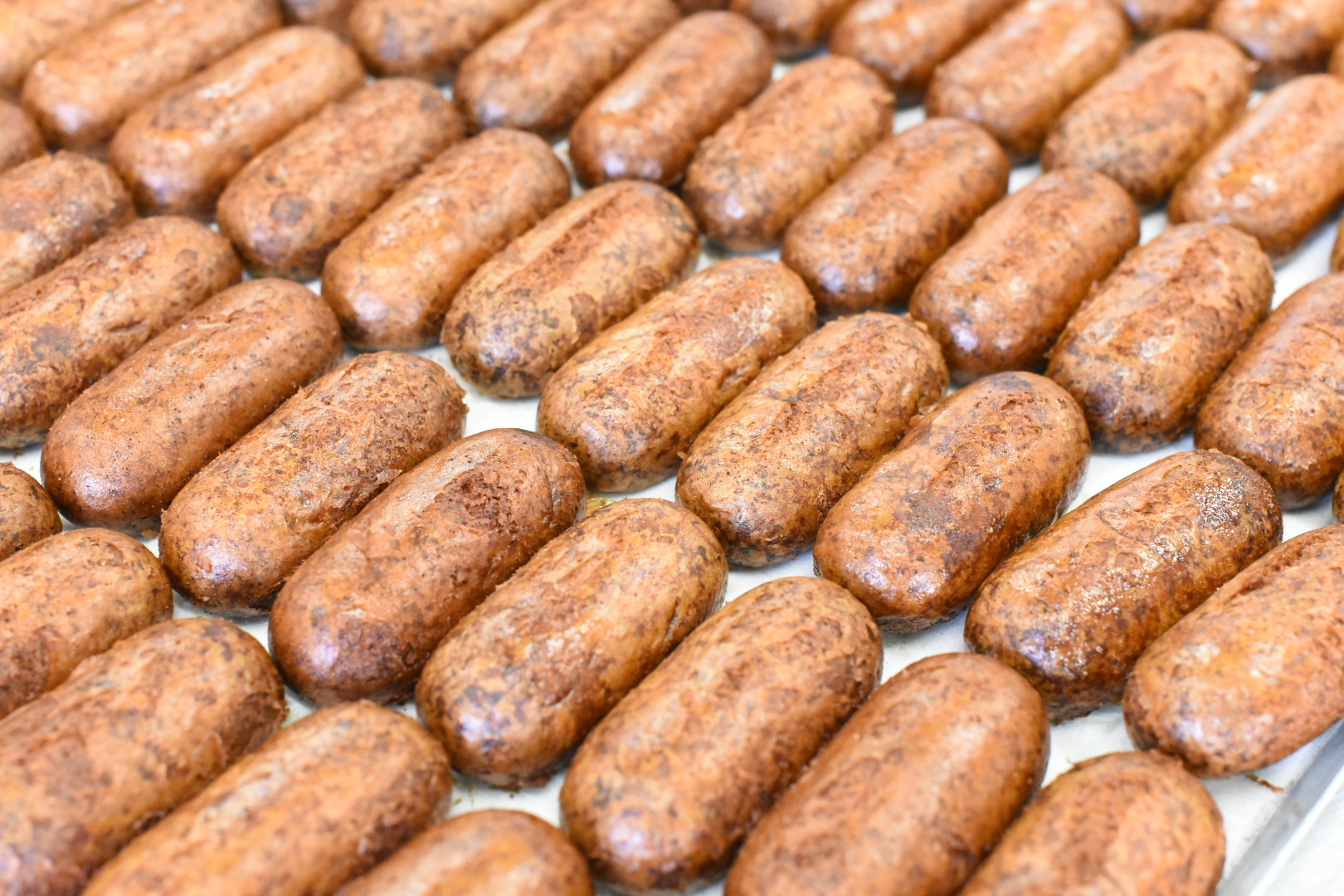 揚げたてのかりんとう饅頭の写真